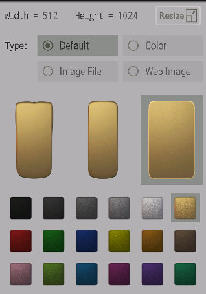 background settings