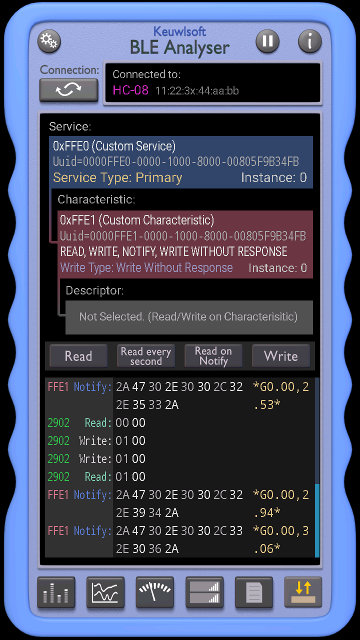 read/write mode screenshot